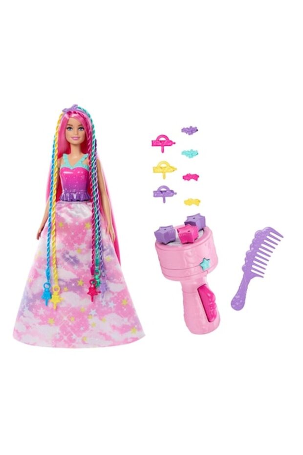 Papusa Dreamtopia Fantasy Hair with Braid and Twist Styling Rainbow Extensions (Hnj06)