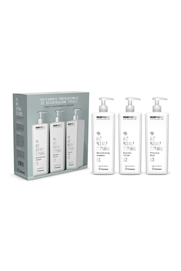 Restructure Kit 1000ml - Revitalize And Repair Hair With Marine Collagen