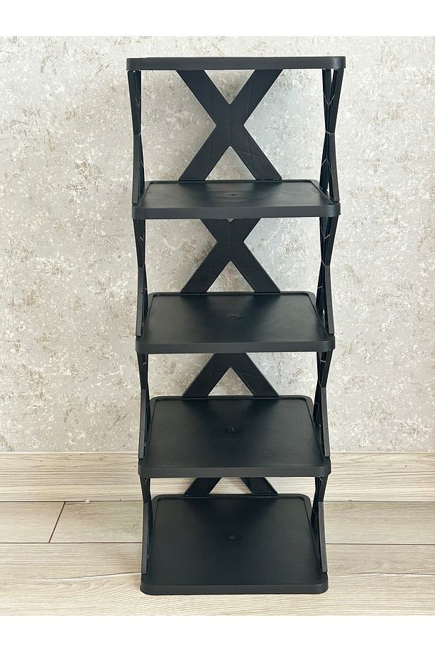 Siyah X Model Organizer - Ayakkabılık - Banyo Mutfak Düzenleyici - 4