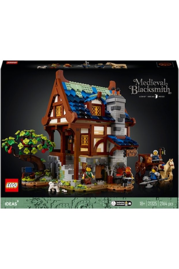 Ideas - Medieval Blacksmith 21325, 2164 pieces