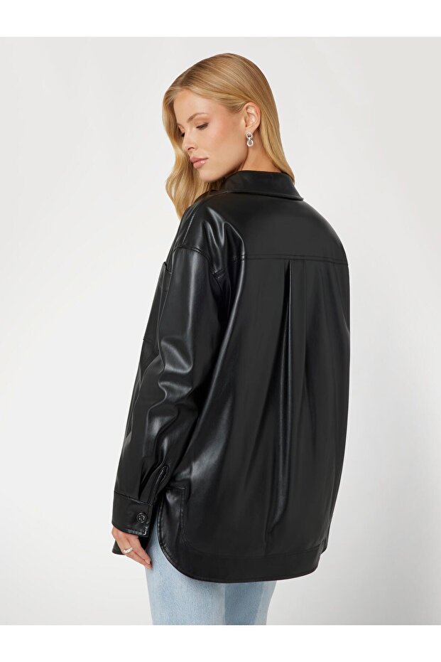 Pu Mareva Kadın Outerwear - 3