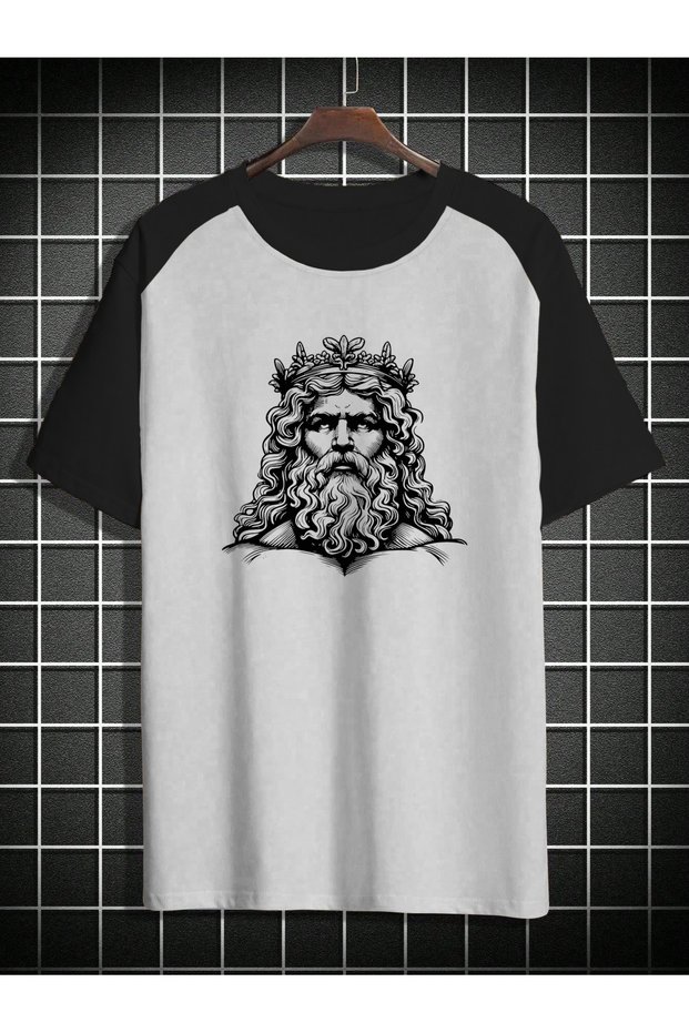 Unisex Zeus King Printed Oversize T-Shirt