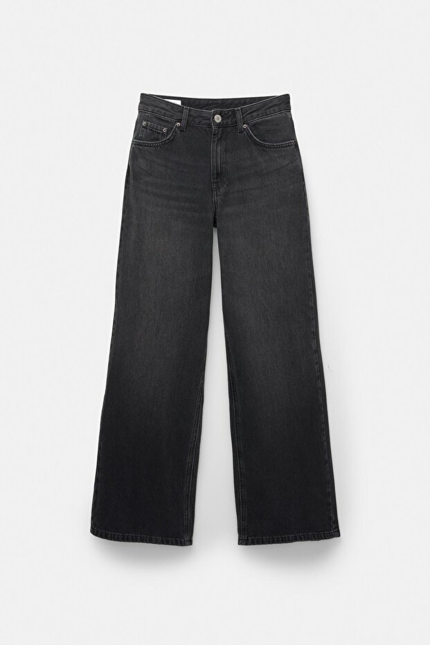 Loose fit düşük bel jean - 7