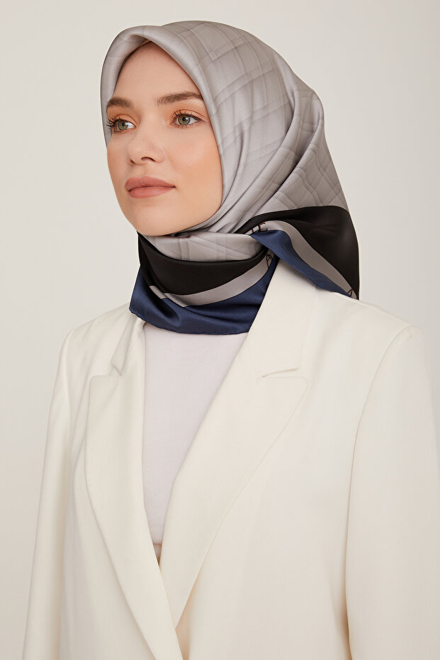 Silk Scarf 8813D (Twi̇ll) (Nostalji̇)-03