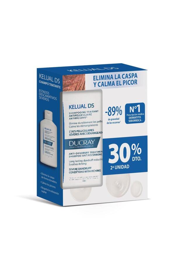 Set Sampon anti-matreata KELUAL DS 2 x 100 ml - 1