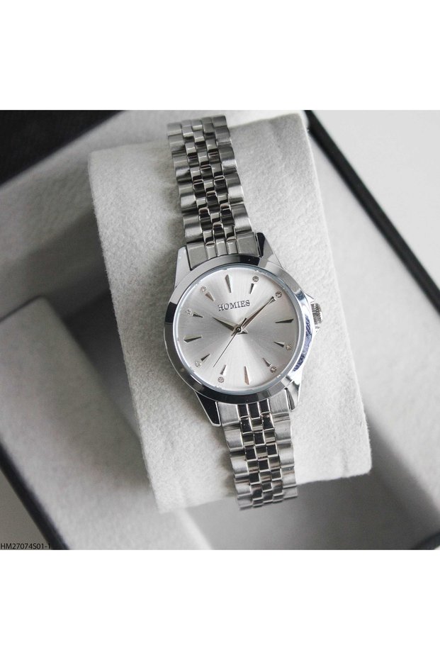 Hm27074S01-1 Women Wrist Watch with Steel Band
