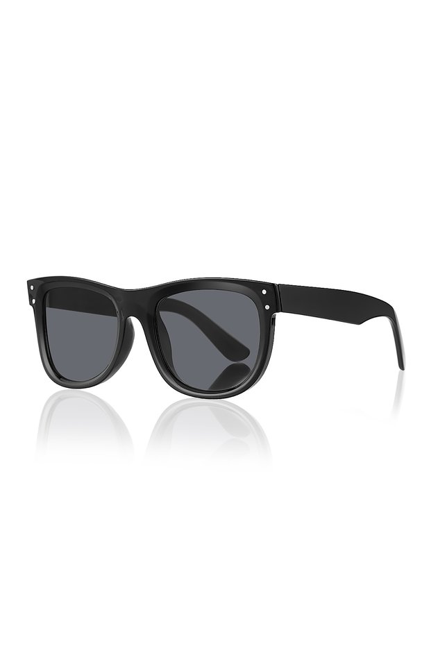 نظارات شمسية للجنسين UV400 طراز أسود 2063