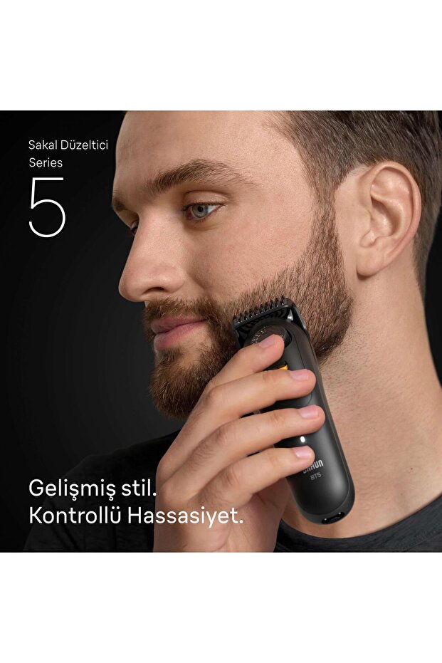 Sakal Düzeltici Series 5, +4 Aksesuar, 40 Uzunluk, Keskin Bıçak, BT5520 - 3