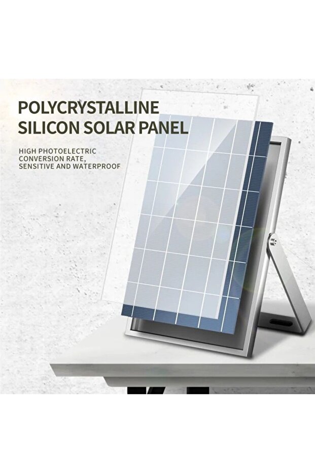 Projector with solar panel and light sensor 100 W - 11