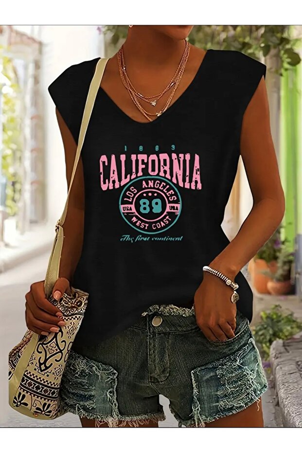 California Printed Women's T-Shirt