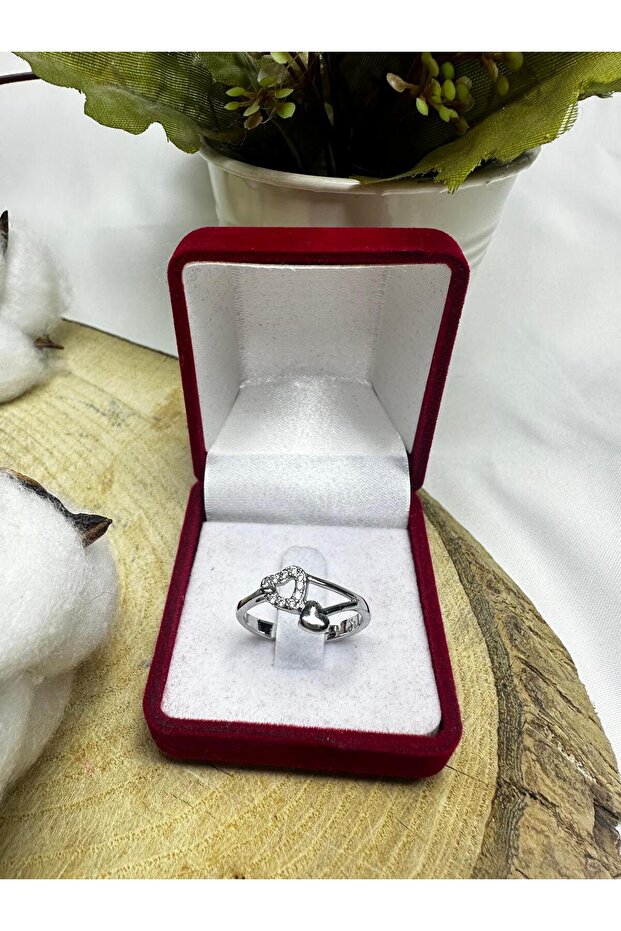 خاتم الأميرة بحجر الزركون قابل للتعديل - 1