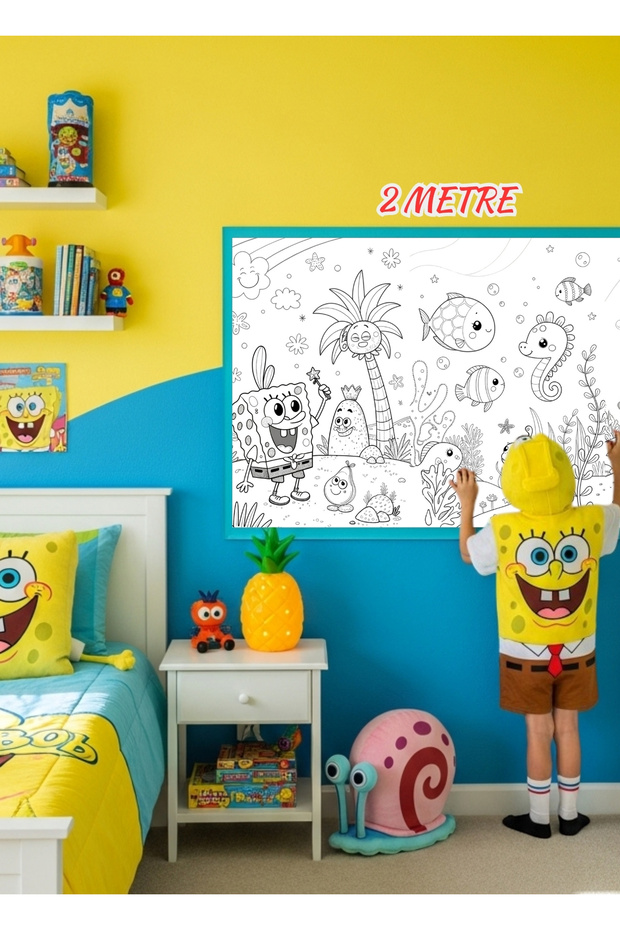 Sünger Bob Dev Boyama Etkinliği - 2