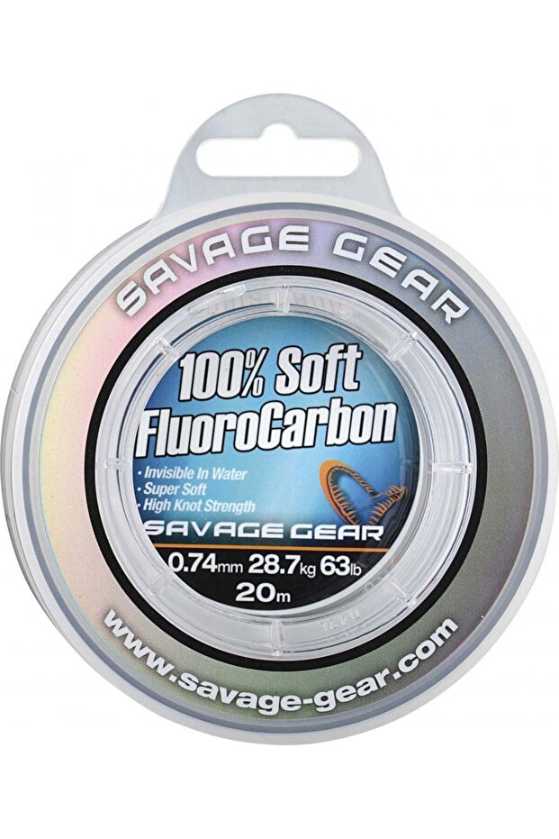 Soft Fluoro Carbon 0.92 mm 15 m 40.5 kg 89 lb Fishing Line