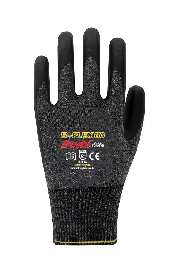 B-Flex110 Poliüretan Kaplı İş Eldiveni - 12’Li Paket | İnce, Hafif Ve Hassas Kavrama - 2