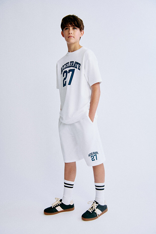 2 Parçalı Tişört ve Şort Set - 6