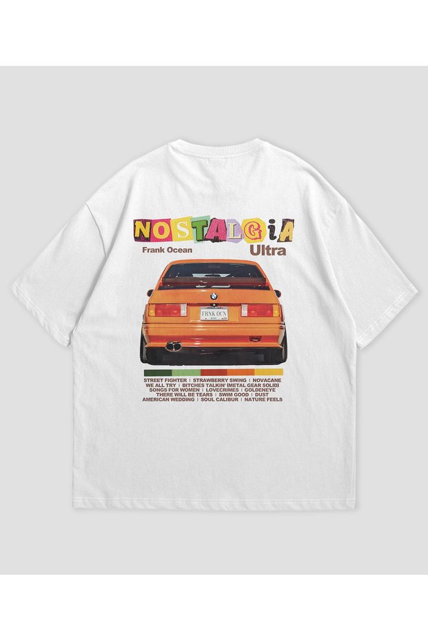 Frank Ocean Nostalgia Ultra Printed Oversize T-Shirt Unisex 100% Cotton Crew Neck T-Shirt