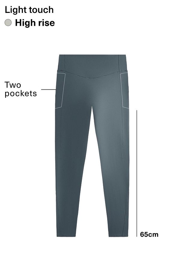 Light touch pockets high rise 65 cm bilek hizasında tayt - 3