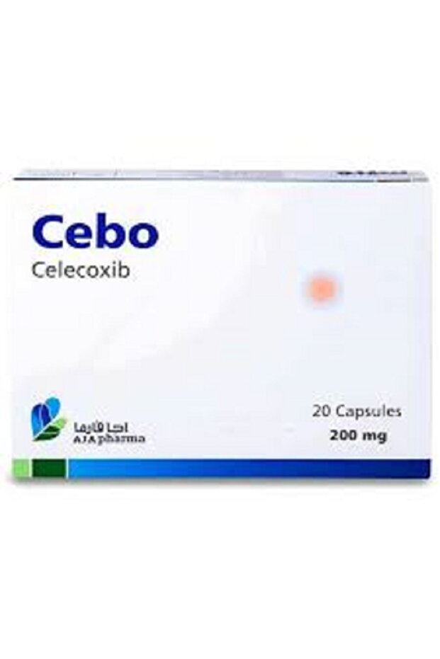 CEBO (celecoxib) 200MG 20 CAPSULES سيبو (سيليكوكسيب) 200مجم 20 كبسولة