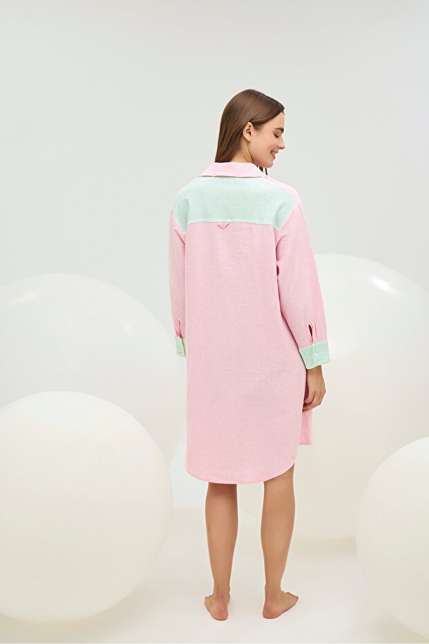 16854 KADIN GÖMLEK ELBİSE - 3