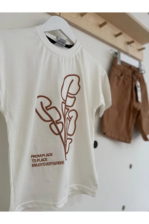 Palm Tree Patterned Shorts Set - 2