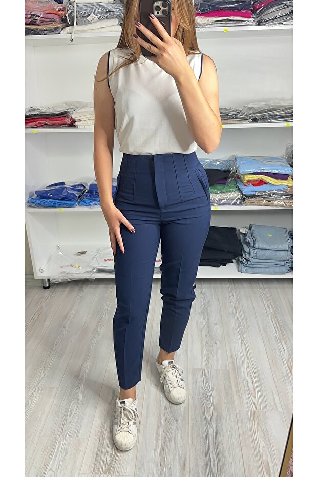 Lacivert pantolon - 2