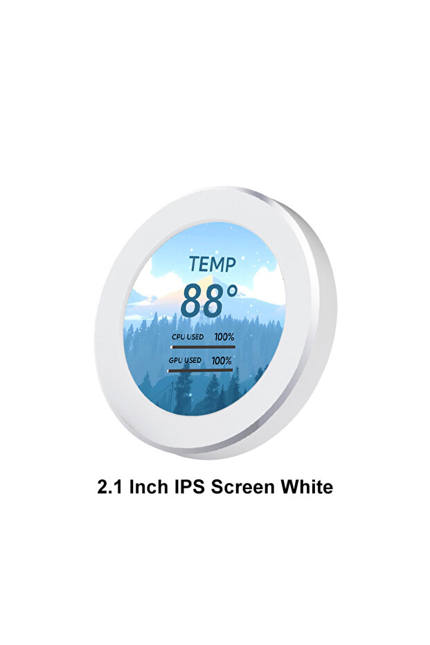 شاشة بيضاء 2.1 بوصة، شاشة ثانوية IPS 2.8 بوصة، دقة 480×480، منفذ USB، تبريد مائي، شاشة LCD دائرية، معالج مركزي، معالج رسومات، ذاكرة وصول عشوائي، قرص صلب