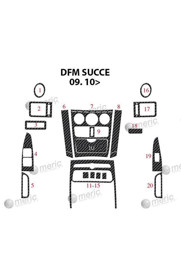 Dfm Succe Console-Torpedo Overlay 2010 20 Pieces