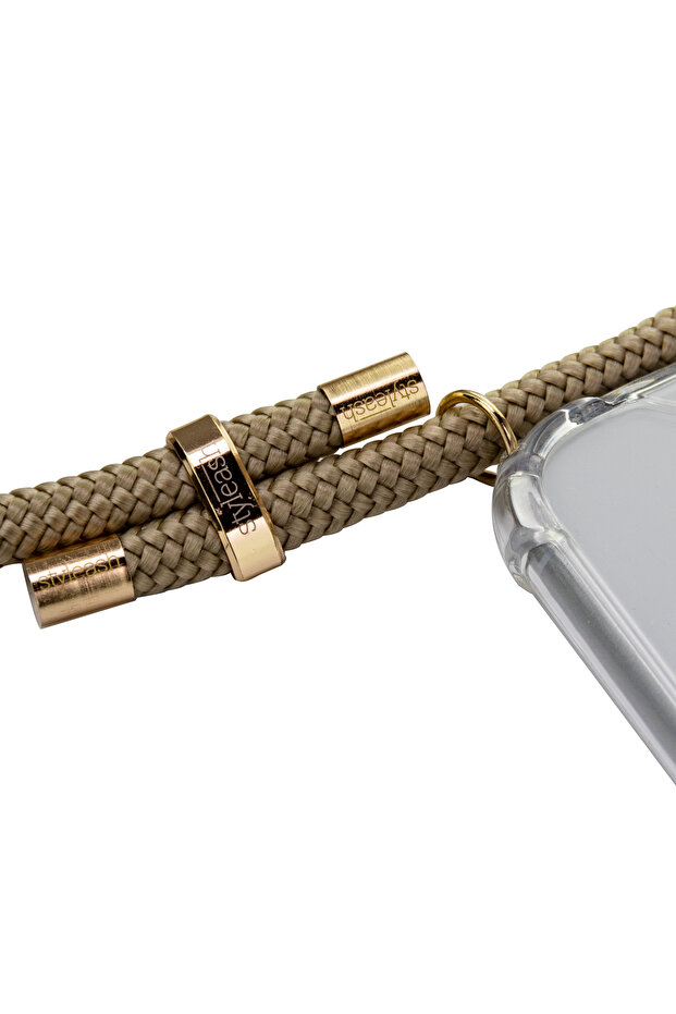 Transparent phone case with integrated cord Styleash, iPhone XR - 4