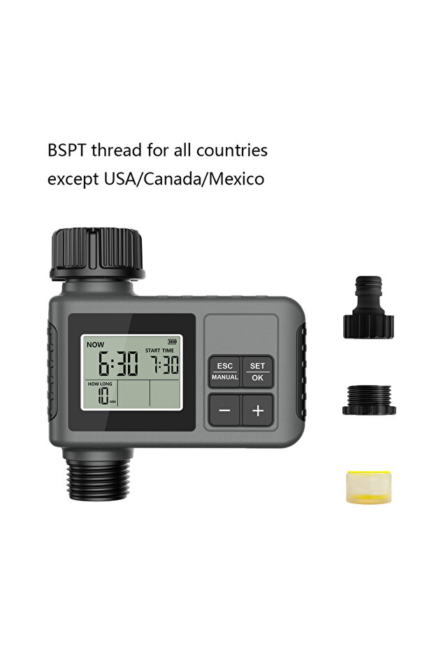 BSPT with button Insoma Automatic Water Timer Intelligent Irrigation Watering System Sprinkler Timer
