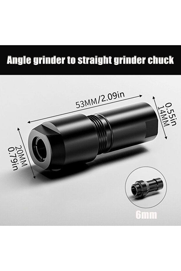 محولات خيوط ملحقات جلاخات الزوايا من النوع C لواجهات رؤوس التلميع لجلاخات الزوايا. - 1