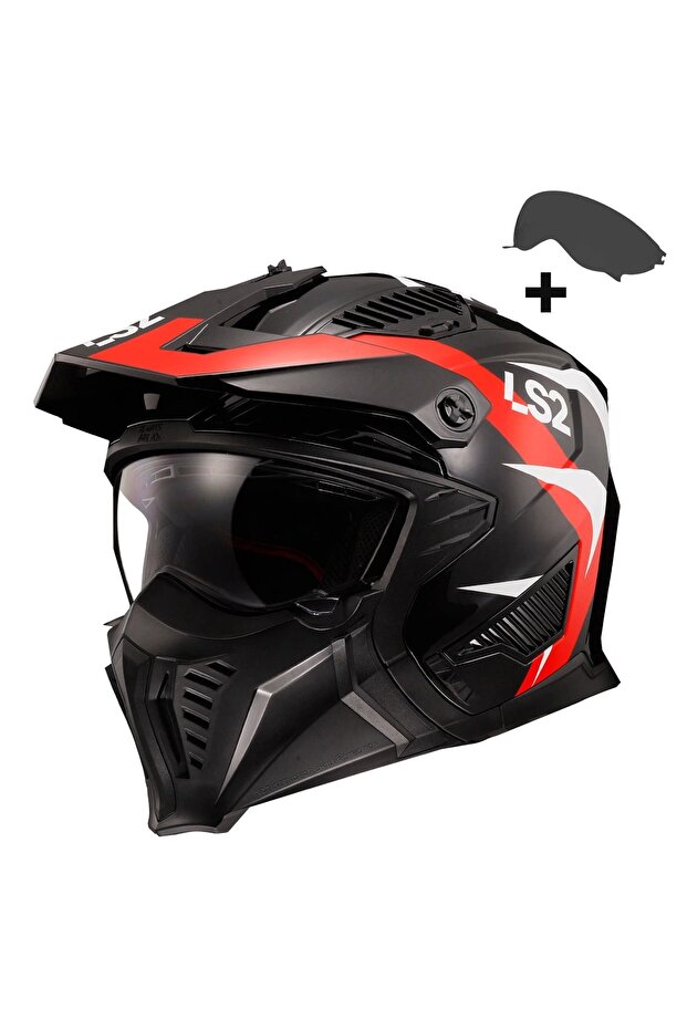 DRIFTER TRIALITY KIRMIZI KASK - 2