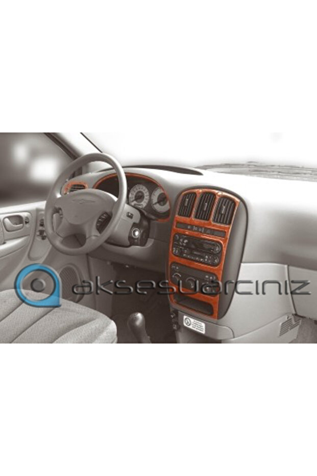 Chrysler Voyager Console-Torpedo Trim 2001-2007 7 Pieces