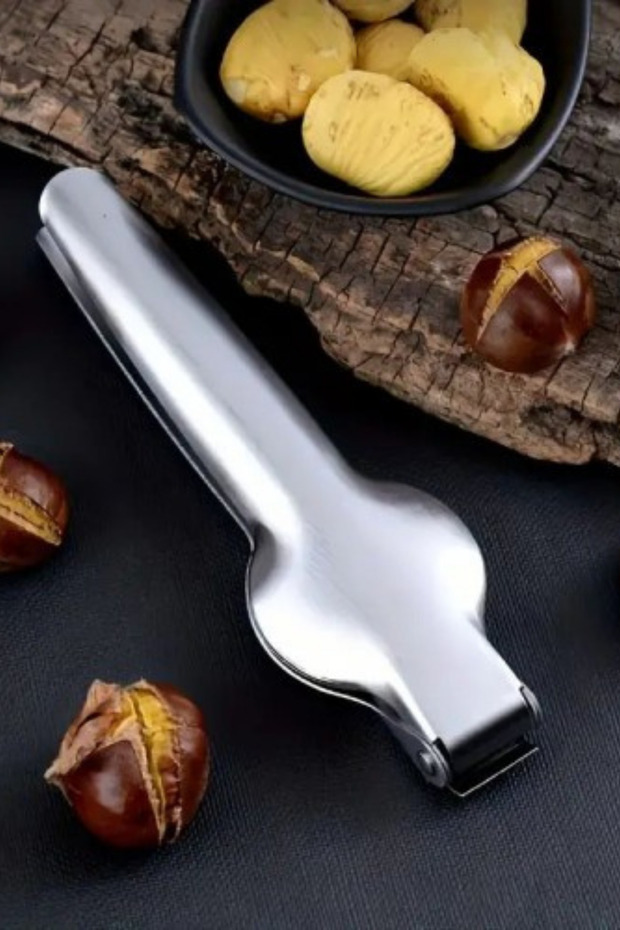 Yüksek Kalite Paslanmaz Çelik Profesyonel Kestane Çizici | Kestane Açacağı - 3