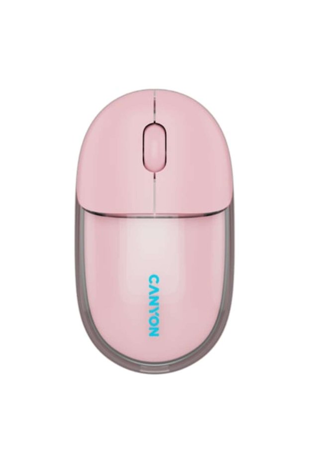 Mouse OnClick 24, Wireless, Bluetooth Transparent/Roz