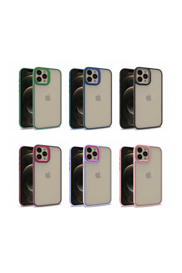 iPhone 12 Pro Max Compatible Cppl Flora Case-Black - 3