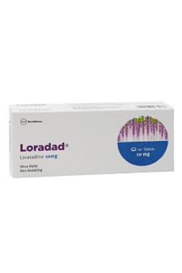 Loradad (Loratadine) 10 mg 10 tab Loradad (Loratadine) 10 mg 10 tabs - 1
