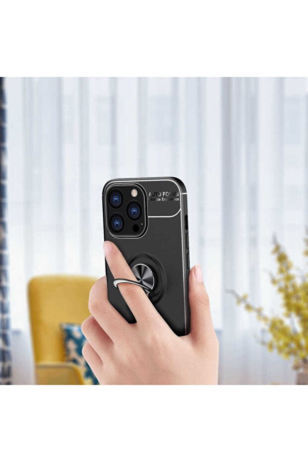 حافظة سيليكون متوافقة مع هاتف iPhone 13 Pro Max CPPL Ravel - أحمر - 4