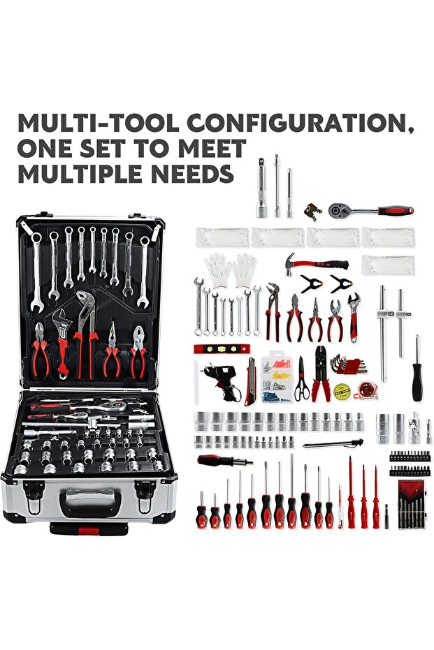 صندوق أدوات يدوية - 187 قطعة - 3