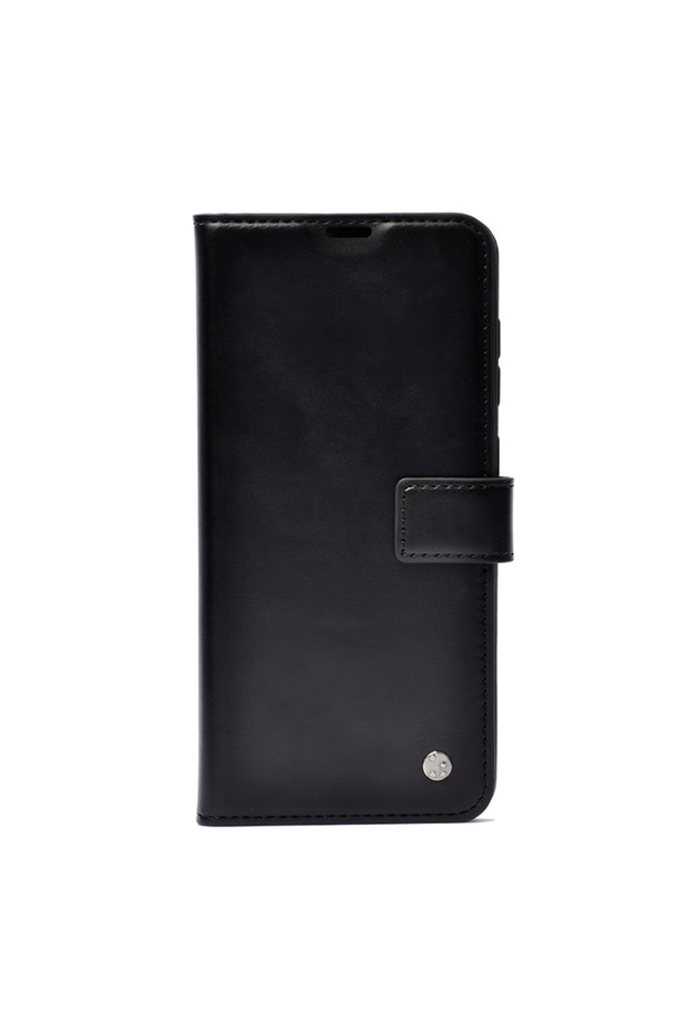 Redmi Note 14 4g Case Cppl Kar Deluxe Flip Case - Black - 1