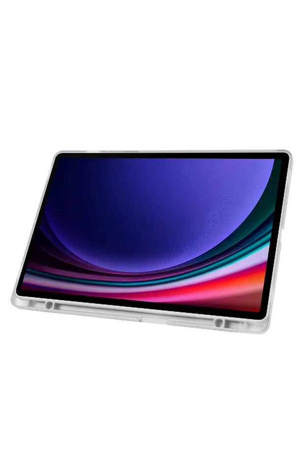 حافظة Galaxy Tab S9 FE Plus متوافقة مع CPPL حافظة ثلاثية الطي مع حامل ومقصورة قلم - أرجواني - 6