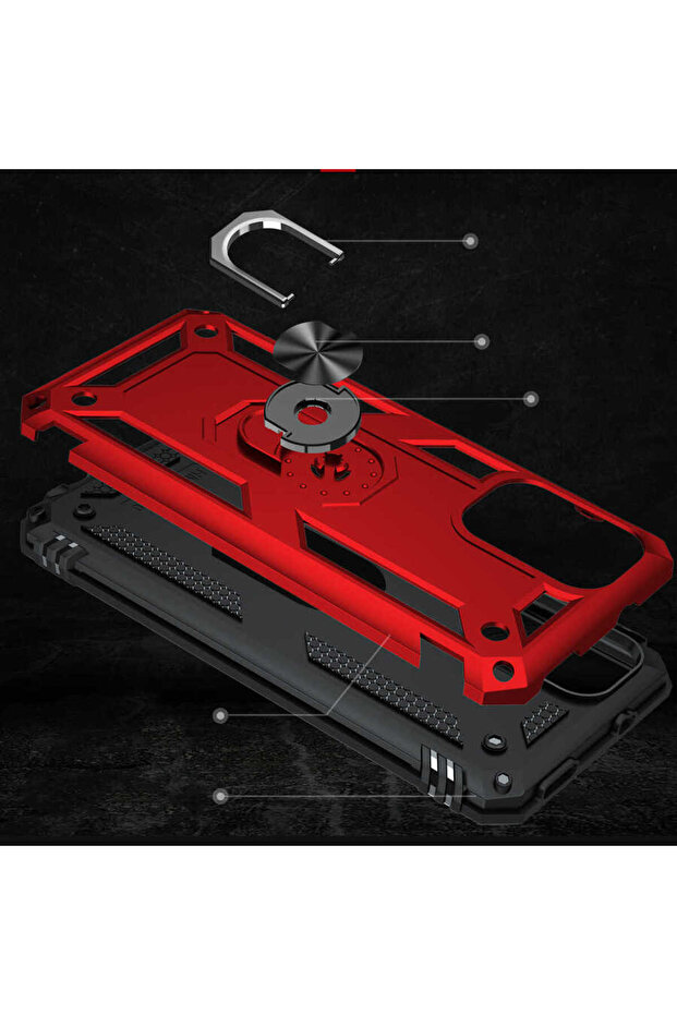 Redmi Note 10 Case Cppl Vega Cover - Red - 7