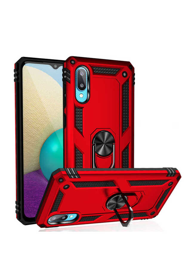 غطاء حماية لهاتف جالاكسي A02 من سي بي بي إل فيجا - أحمر - 2