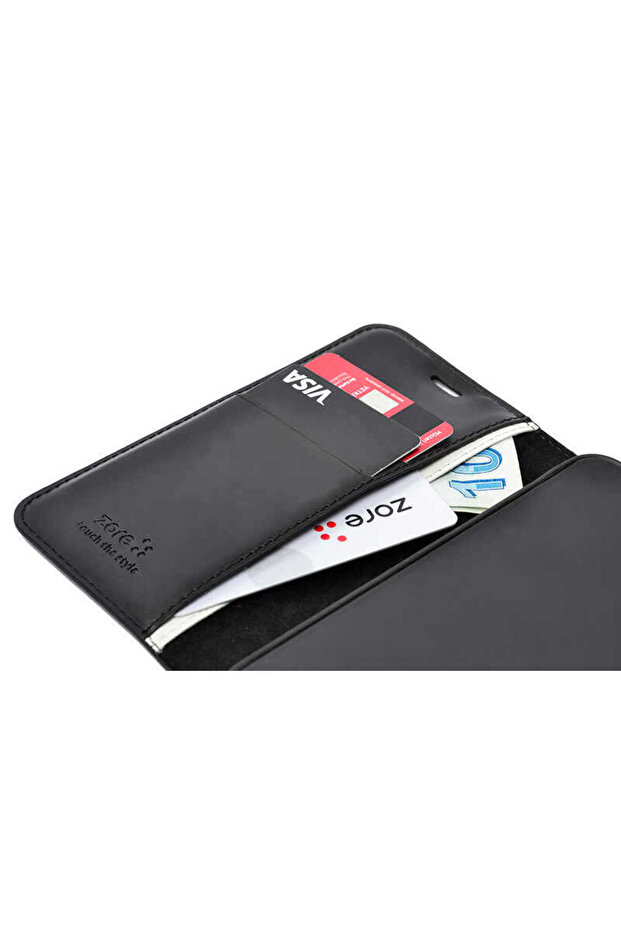 Redmi Note 14 4g Case Cppl Kar Deluxe Flip Case - Black - 4