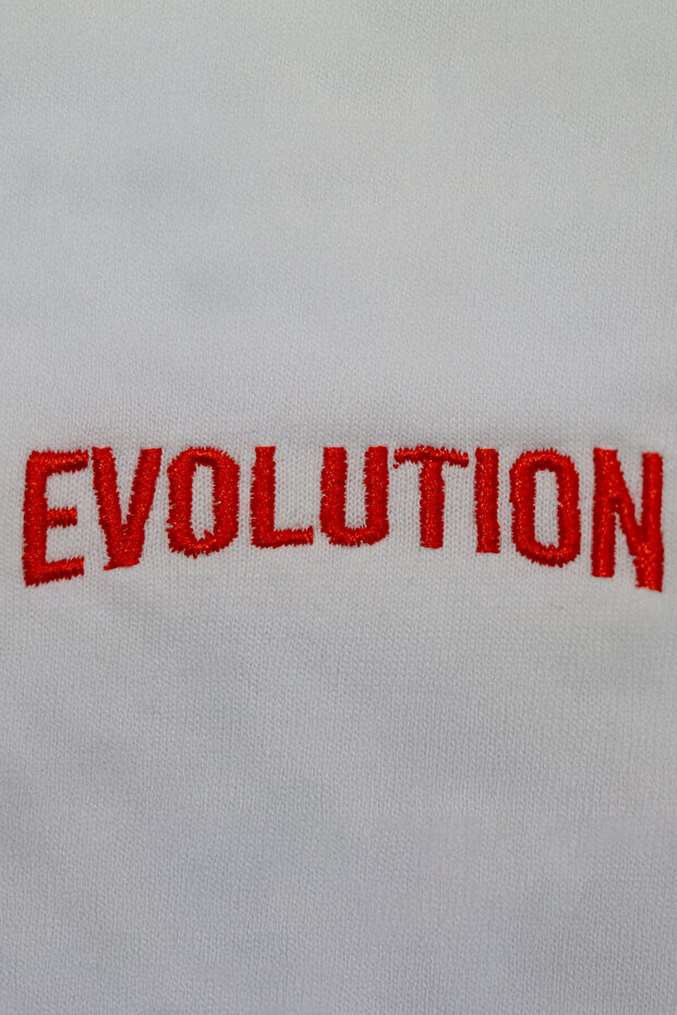 Red Evolution Embroidered T-Shirt - 4