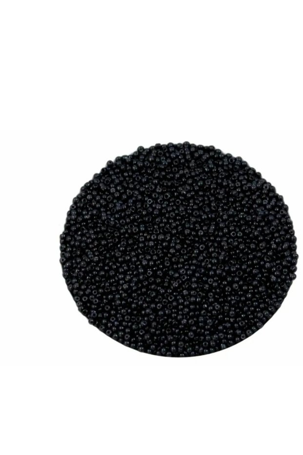 Small Size Sand Beads, 1.5 Mm, Jewelry Making Beads, Black Color, 50 Grams