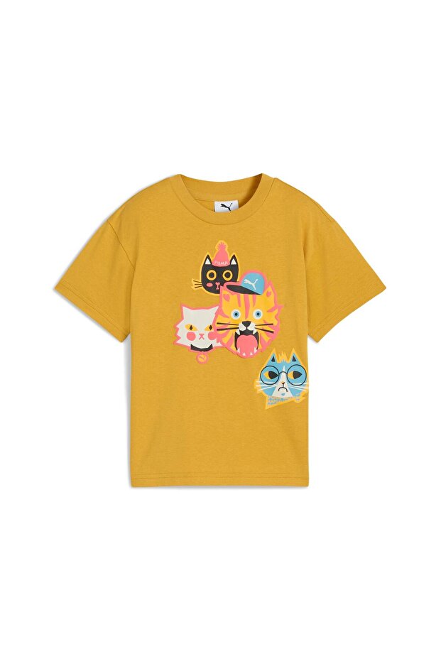 Moody Cat Tee Unisex Kids T-Shirt