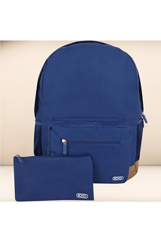 Basic Classic Backpack with Accessory - 1