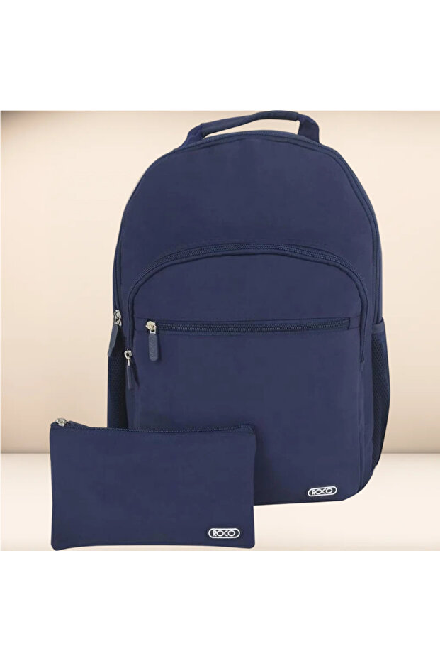 حقيبة ظهر كلاسيكية أساسية مع ملحق - 1