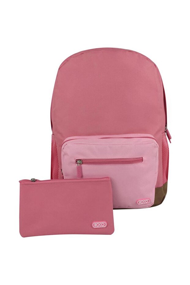 Basic Classic Backpack with Accessory - 2