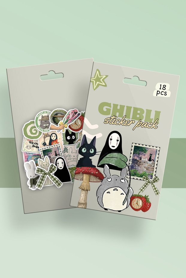 Ghibli Boxed Sticker Set of 18